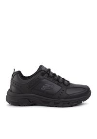 skechers - Skechers Trekkingi Redwick 51896/BBK Czarny. Kolor: czarny. Materiał: skóra. Sport: turystyka piesza