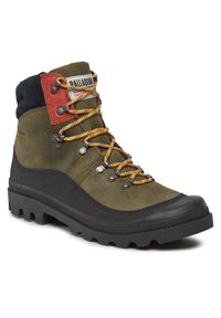 Palladium Trapery Pallabrousse Hkr Wp+ 08840-325-M Khaki. Kolor: brązowy. Materiał: skóra