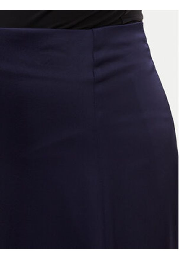 ACCESS FASHION Spódnica maxi 53-6023-147 Granatowy Regular Fit. Kolor: niebieski. Materiał: syntetyk