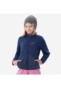 WEDZE - Bluza narciarska dla dzieci Wedze 900. Kolor: różowy, wielokolorowy, niebieski. Materiał: elastan, poliester, materiał. Sport: narciarstwo