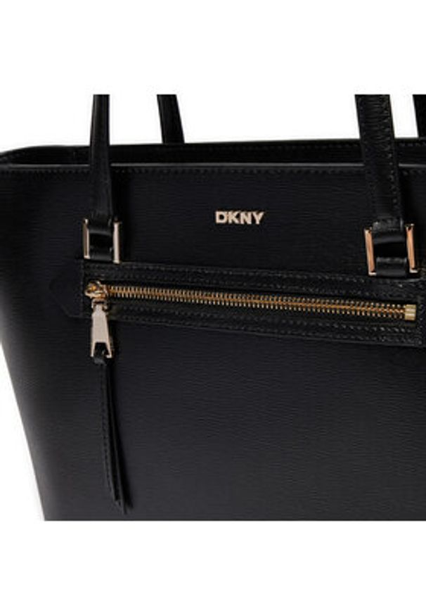 DKNY Torebka R42A3E20 Czarny. Kolor: czarny. Materiał: skórzane