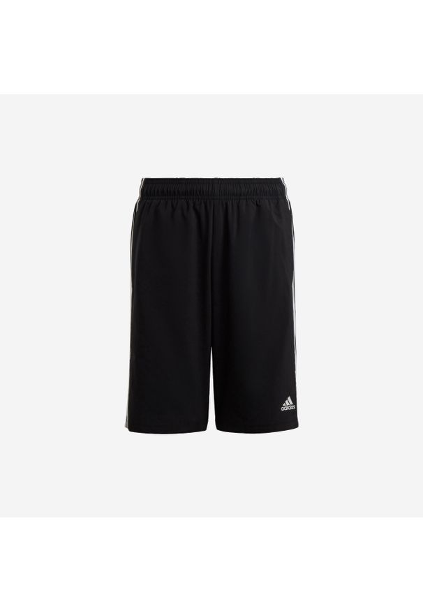 Adidas - Spodenki dziecięce ADIDAS. Okazja: na uczelnię. Materiał: poliester, materiał. Styl: sportowy. Sport: joga i pilates