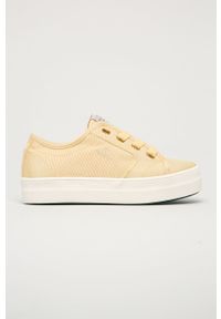 GANT - Gant - Tenisówki Leisha. Nosek buta: okrągły. Zapięcie: sznurówki. Kolor: żółty. Materiał: guma