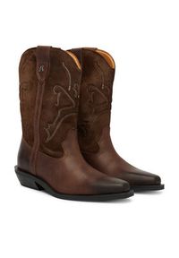 Replay - REPLAY Kowbojki GWN99.000.C0005L Brązowy. Kolor: brązowy. Materiał: skóra #5