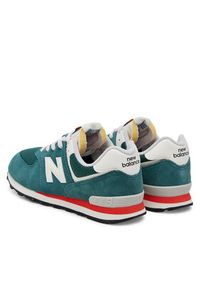 New Balance Sneakersy GC574VPG Zielony. Kolor: zielony. Materiał: skóra, zamsz. Model: New Balance 574 #4