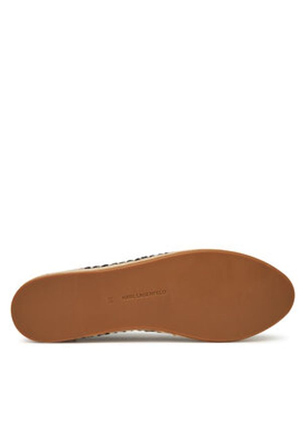 Karl Lagerfeld - KARL LAGERFELD Espadryle KL81125 Czarny. Kolor: czarny. Materiał: materiał