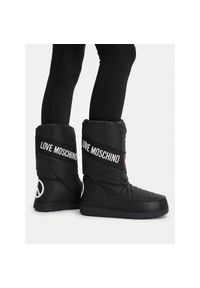 Love Moschino - Śniegowce LOVE MOSCHINO. Kolor: czarny #1