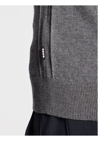 BOSS - Boss Sweter Leno-P 50468239 Szary Slim Fit. Kolor: szary. Materiał: bawełna #3