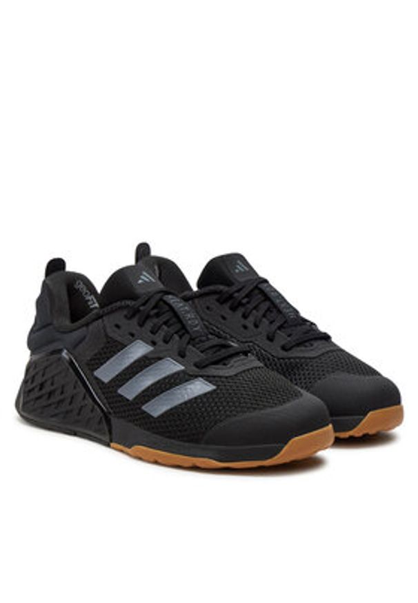 Adidas - adidas Buty na siłownię Dropset 3 ID8632 Czarny. Kolor: czarny. Materiał: materiał, mesh. Sport: fitness