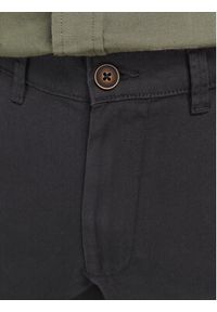 Jack & Jones - Jack&Jones Spodnie materiałowe Marco Dave 12174152 Czarny Slim Fit. Kolor: czarny. Materiał: bawełna