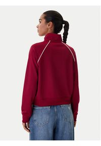 Tommy Jeans Bluza Badge DW0DW21930 Bordowy Regular Fit. Kolor: czerwony. Materiał: syntetyk #2