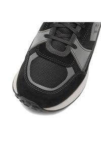 Badura Sneakersy GRAFTON-23 MB Czarny. Kolor: czarny. Materiał: zamsz, skóra