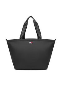 Tommy Jeans Torba Ess Daily Tote AW0AW17891 Czarny. Kolor: czarny. Materiał: materiał #4