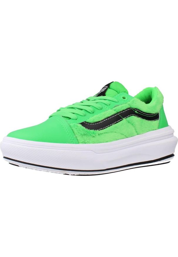 Tenisówki Vans Model Old Skool Overt Cc Kolor Zielony. Kolor: zielony. Materiał: tkanina