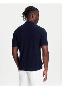 United Colors of Benetton - United Colors Of Benetton Polo 1198U301H Granatowy Regular Fit. Typ kołnierza: polo. Kolor: niebieski. Materiał: bawełna #4