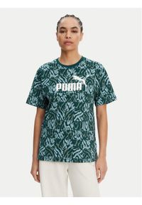 Puma T-Shirt Ess Graphic 685070 Zielony Loose Fit. Kolor: zielony. Materiał: bawełna