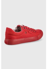 Lee Cooper tenisówki męskie kolor czerwony. Nosek buta: okrągły. Zapięcie: sznurówki. Kolor: czerwony #4