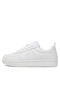 Polo Ralph Lauren Sneakersy RL00600110 J Biały. Kolor: biały. Materiał: skóra