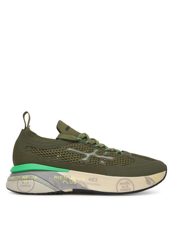 Sneakersy Premiata. Kolor: zielony