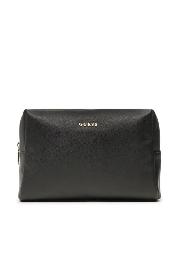 Guess Kosmetyczka Not Coordinated Accessories PW1522 P3115 Czarny. Kolor: czarny. Materiał: skóra