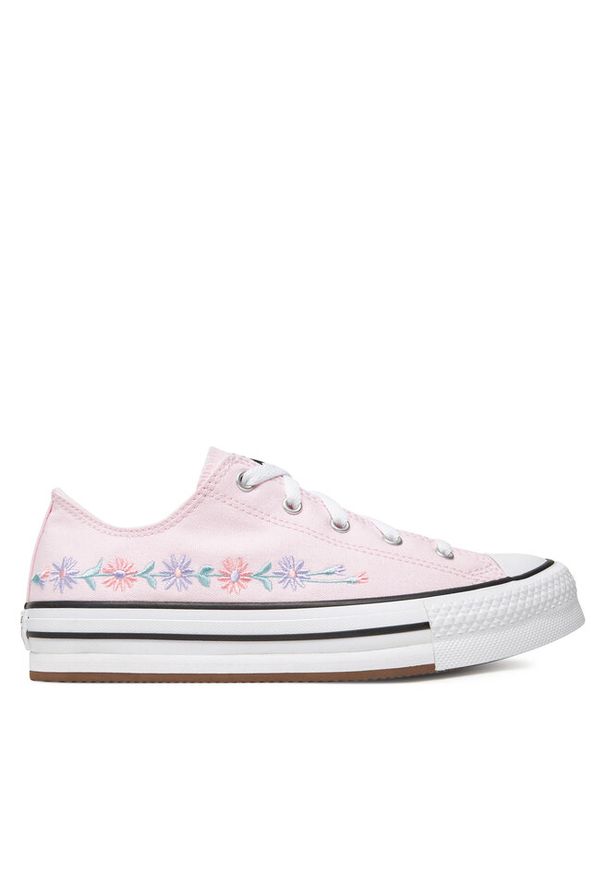 Trampki Converse. Kolor: różowy. Obcas: na platformie