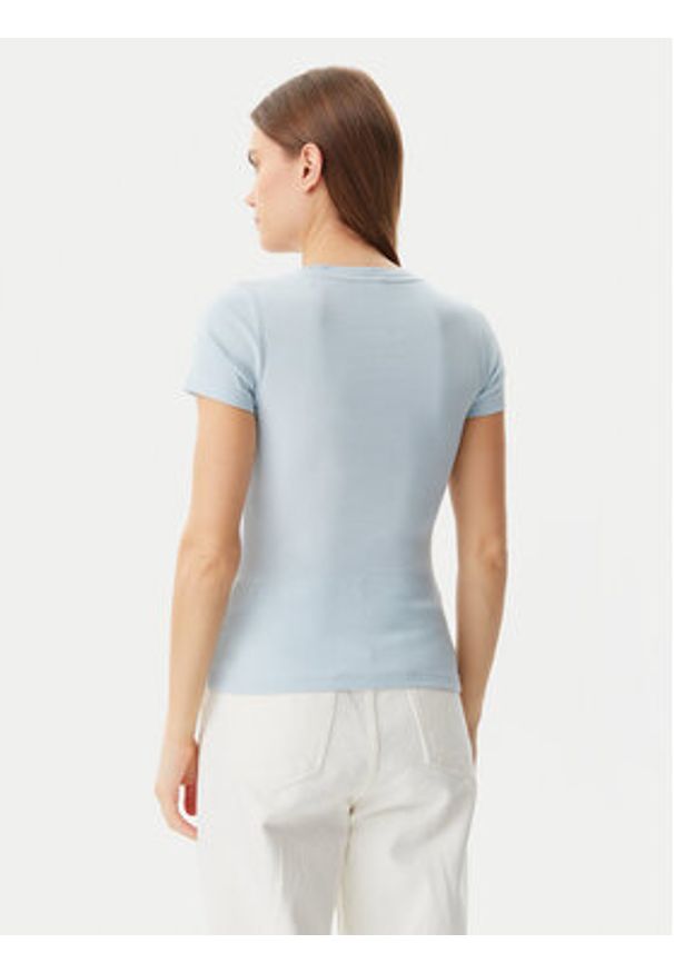Guess T-Shirt W5GP62 KA0H1 Niebieski Regular Fit. Kolor: niebieski. Materiał: bawełna