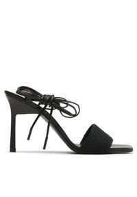 Calvin Klein Sandały Geo Stil Gladi Sandal HW0HW01467 Czarny. Kolor: czarny. Materiał: materiał #1