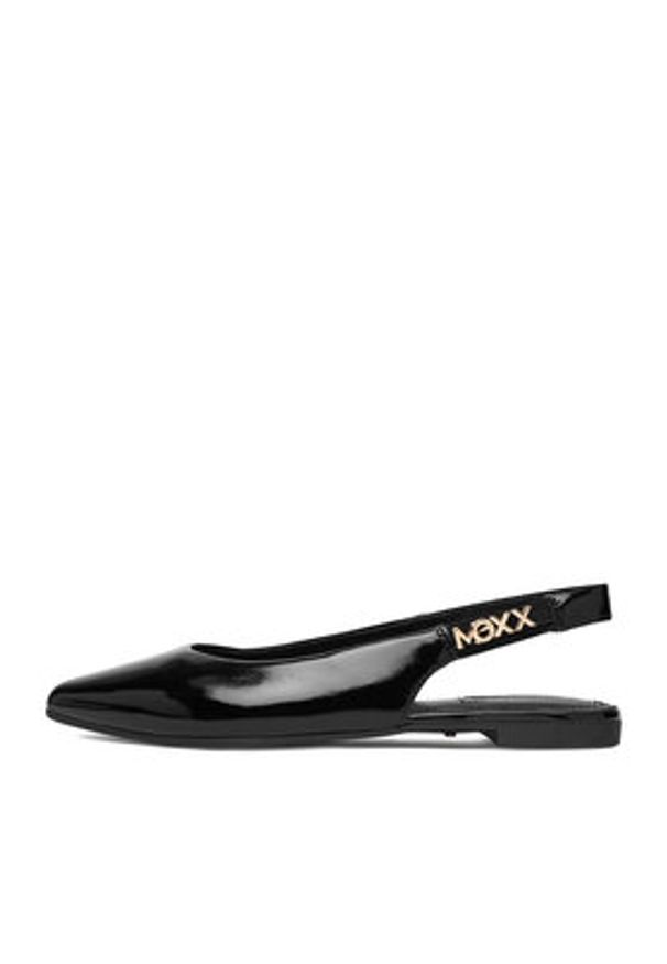 MEXX Baleriny EO-MX/014C-RST Czarny. Kolor: czarny. Materiał: skóra, syntetyk