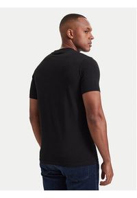 Karl Lagerfeld - KARL LAGERFELD T-Shirt 755042 564235 Czarny Regular Fit. Typ kołnierza: dekolt w karo. Kolor: czarny. Materiał: bawełna #5