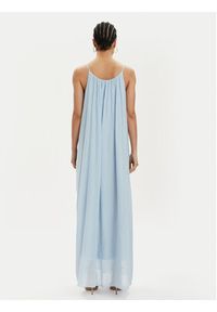 Kontatto Sukienka letnia B405C Błękitny Relaxed Fit. Kolor: niebieski. Materiał: bawełna. Sezon: lato #5