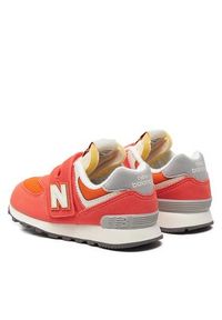 New Balance Sneakersy PV574RCB Pomarańczowy. Kolor: pomarańczowy. Materiał: materiał, mesh. Model: New Balance 574 #5