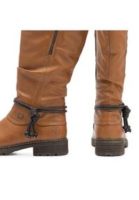 Rieker Kozaki Z4758-24 Brązowy. Kolor: brązowy. Materiał: syntetyk #4