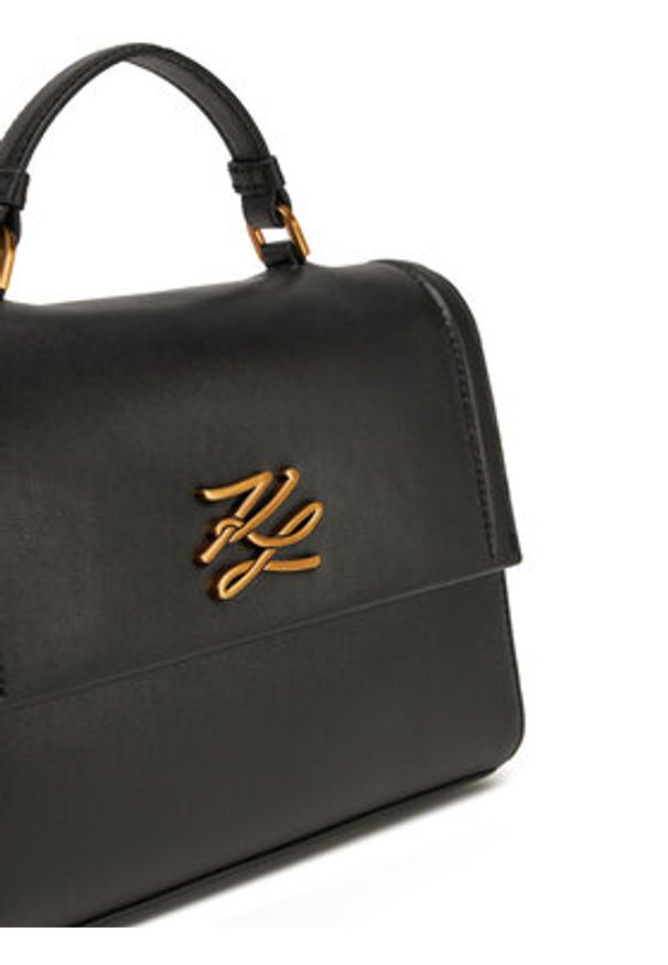 Karl Lagerfeld - KARL LAGERFELD Torebka A1W30170 Czarny. Kolor: czarny. Materiał: skórzane