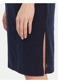 Lacoste Sukienka codzienna EF9988 Granatowy Slim Fit. Okazja: na co dzień. Kolor: niebieski. Materiał: bawełna. Typ sukienki: proste. Styl: casual #5