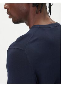 Guess Sweter M4YR29 Z3DM0 Granatowy Regular Fit. Kolor: niebieski. Materiał: wiskoza #3