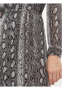 MICHAEL Michael Kors Sukienka koszulowa MH381QOABE Szary Regular Fit. Kolor: szary. Materiał: syntetyk. Typ sukienki: koszulowe