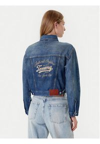 Tommy Jeans Kurtka jeansowa DW0DW21061 Granatowy Regular Fit. Kolor: niebieski. Materiał: bawełna #4