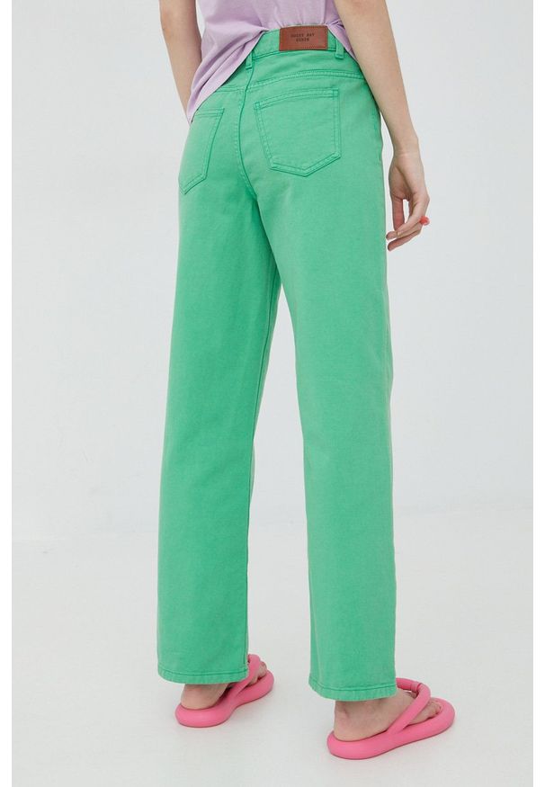 Noisy may - Noisy May jeansy damskie medium waist. Kolor: zielony