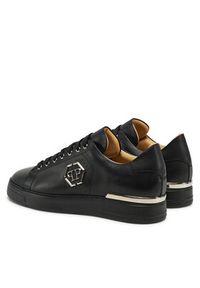 Philipp Plein - PHILIPP PLEIN Sneakersy SAES USC0670 PLE010 Czarny. Kolor: czarny. Materiał: skóra #4