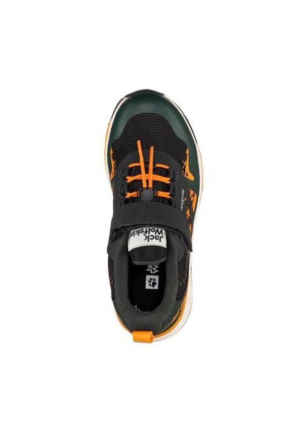 Buty do chodzenia dla dzieci Jack Wolfskin Villi Hiker Texapore Low. Zapięcie: rzepy. Kolor: wielokolorowy. Materiał: materiał, syntetyk, tkanina. Szerokość cholewki: normalna. Sport: turystyka piesza