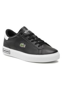 Sneakersy Lacoste Powercourt 0721 1 Suj 7-41SUJ0014312 Blk/Wht. Kolor: czarny. Materiał: skóra