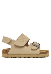 Sandały Calvin Klein. Kolor: beżowy #1
