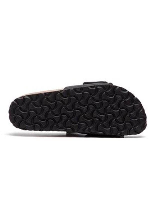 Birkenstock Klapki Madrid Big Buckle 1006523 Czarny. Kolor: czarny. Materiał: skóra, nubuk