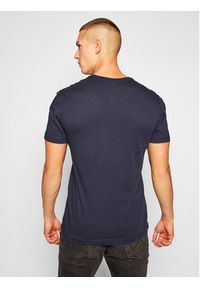 Lacoste T-Shirt TH2036 Granatowy Regular Fit. Kolor: niebieski. Materiał: bawełna #5