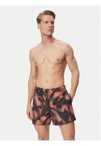 Jack & Jones Szorty kąpielowe Maui Shell 12291808 Bordowy Regular Fit. Kolor: czerwony. Materiał: syntetyk #4