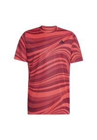 Adidas - Koszulka adidas Club Graph. Kolor: czerwony #1