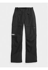 4f - 4F Spodnie snowboardowe 4FAW23TFTRM345 Czarny Regular Fit. Kolor: czarny. Materiał: syntetyk. Sport: snowboard #4