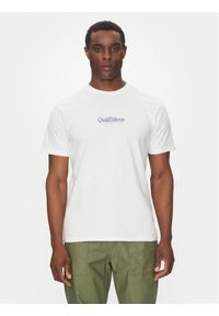 Quiksilver T-Shirt EQYZT08062 Biały Regular Fit. Kolor: biały. Materiał: bawełna