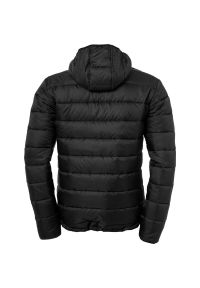 UHLSPORT - Kurtka z kapturem Uhlsport Essential Puffer. Typ kołnierza: kaptur. Kolor: czarny. Sport: piłka nożna, fitness