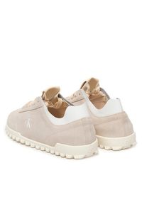 Calvin Klein Sneakersy Low Profile Run MG Sue HW0HW03150 Beżowy. Kolor: beżowy. Materiał: zamsz, skóra. Sport: bieganie #3